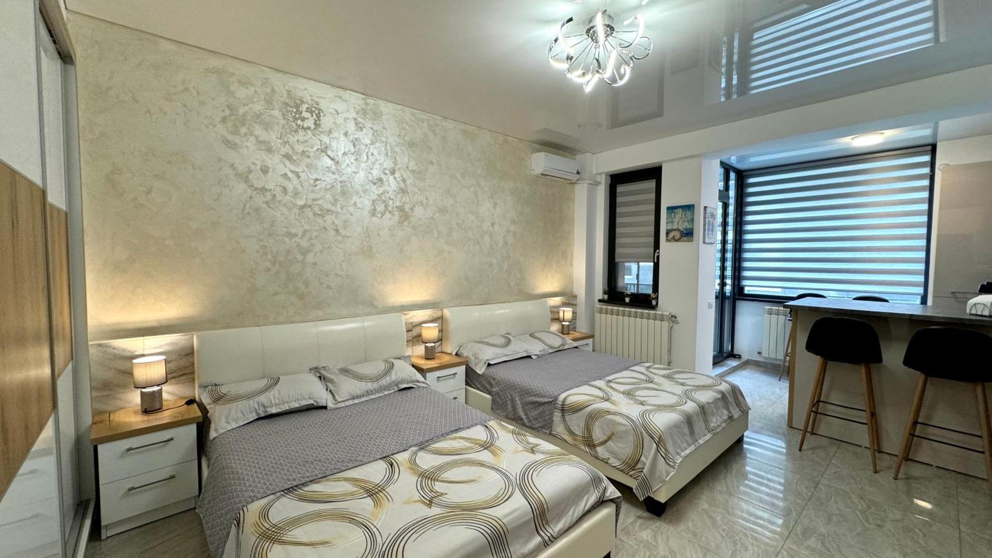 Seaview Deluxe Double Studio - Beachfront Resort Năvodari Extérieur photo