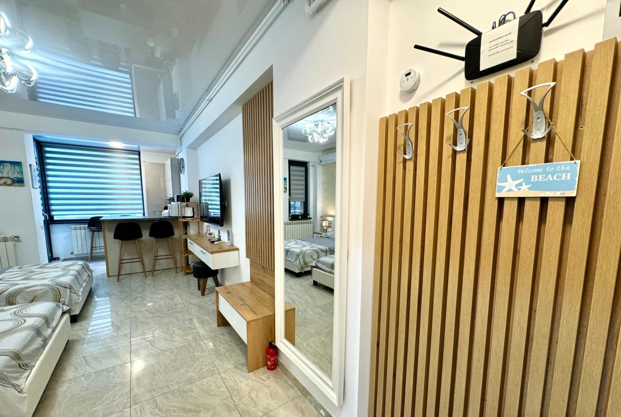 Seaview Deluxe Double Studio - Beachfront Resort Năvodari Extérieur photo